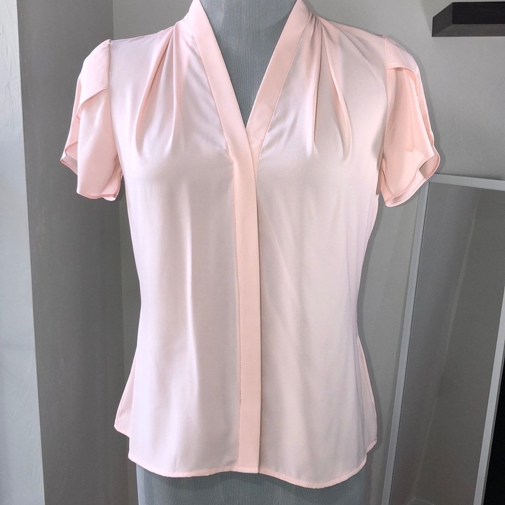 Calvin Klein Pink Professional Blouse NWT SP